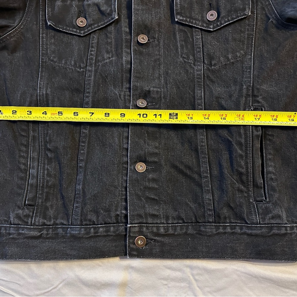 Tellason denim jacket men’s, black color,  size L, selvedge denim - Picture 10 of 10